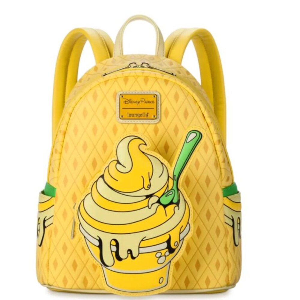 Disney Eats Pineapple Dole Whip Swirl Loungefly Mini Backpack Collection NWT